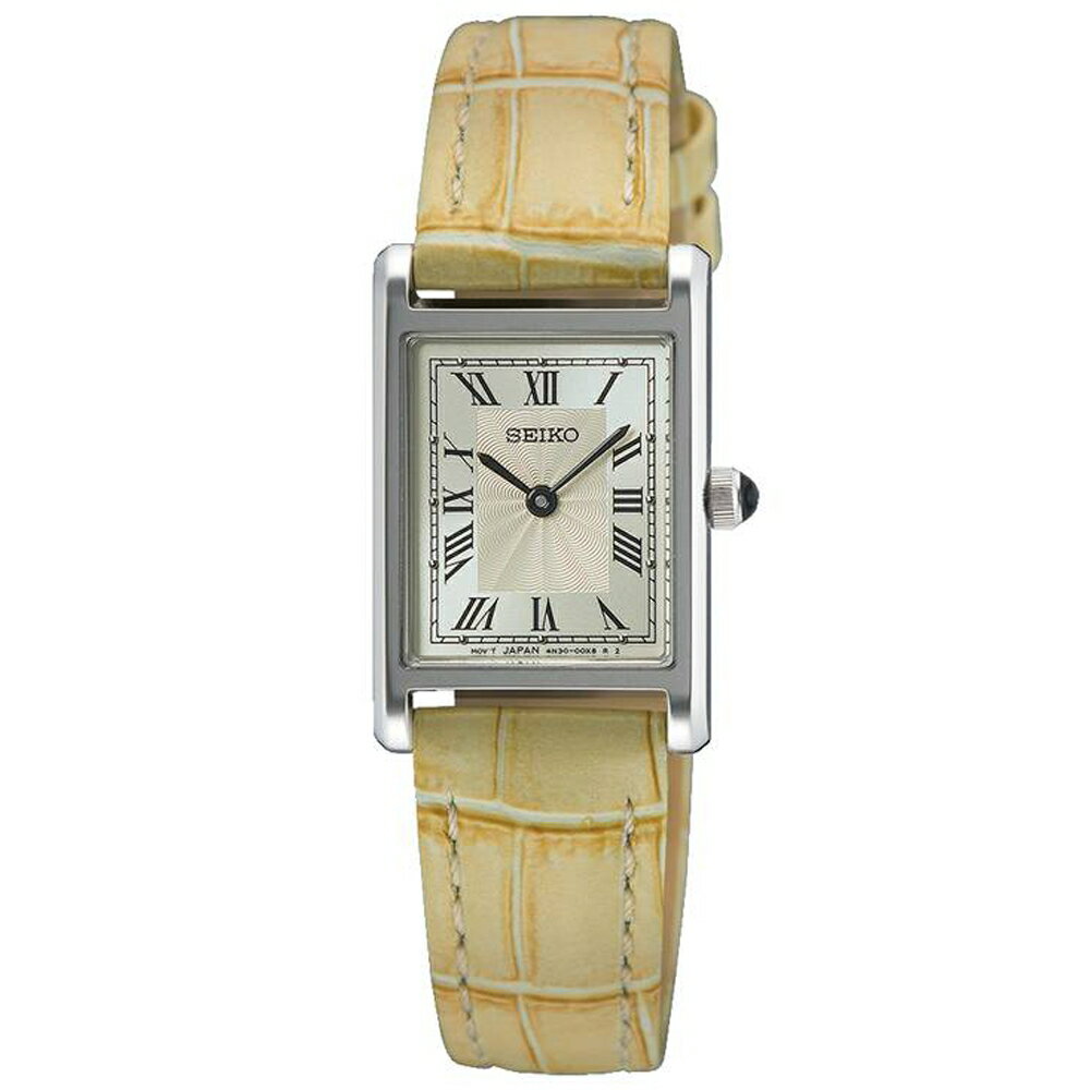 送禮首選★SEIKO 精工錶 CS 羅馬刻度 長方形 女錶 手錶 指標錶-29mm 4N30-00H0J/SWR095P1SK005 附提袋【全館滿額折價★APP下單點數4倍送】線上購買享 實體門市同步服務