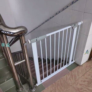 樓梯口護戲嬰兒兒童安全門寶寶圍欄防護戲柵戲室內寵物戲桿隔離門-欣妮生活館
