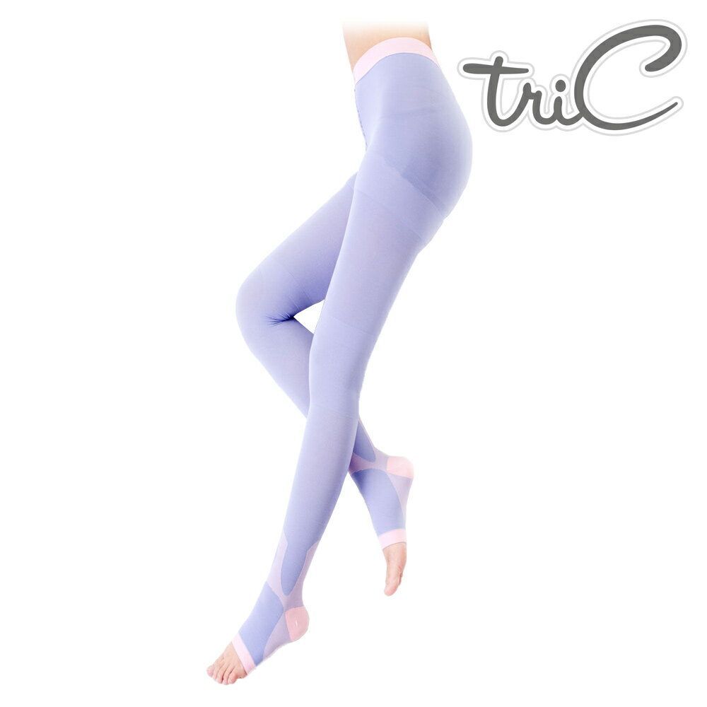 【Tric】PT-P54-45210-PU 台灣製造 睡眠機能美腿露趾褲襪 睡眠專用美型舒壓 輕盈推脂雕塑 一雙