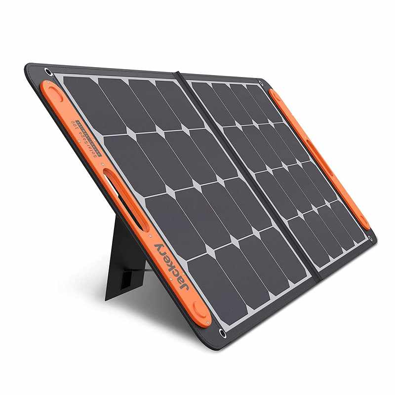 Jackery SolarSaga 100W 便攜式太陽能電池 用於Explorer 160/240/500/1000 Power Station [2美國直購]