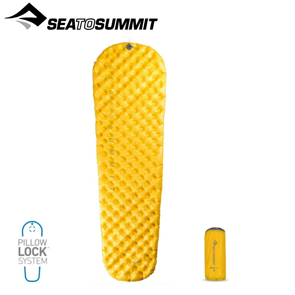【Sea To Summit澳洲 超輕量系列睡墊 標準版 R《黃》】STSAMULRAS/登山睡墊/充氣睡墊