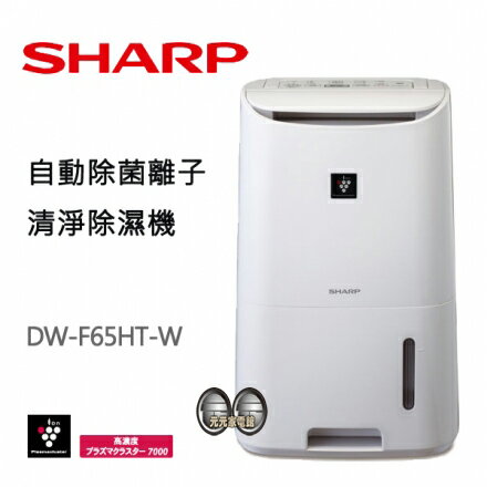Sharp 夏普 6.5公升 清淨除濕機 DW-F65HT-W