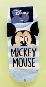【震撼精品百貨】Micky Mouse 米奇/米妮 襪子 米奇線條 藍色#52423 震撼日式精品百貨