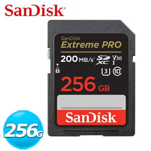 【最高22%回饋 5000點】SanDisk Extreme Pro SDXC UHS-I 256GB 記憶卡