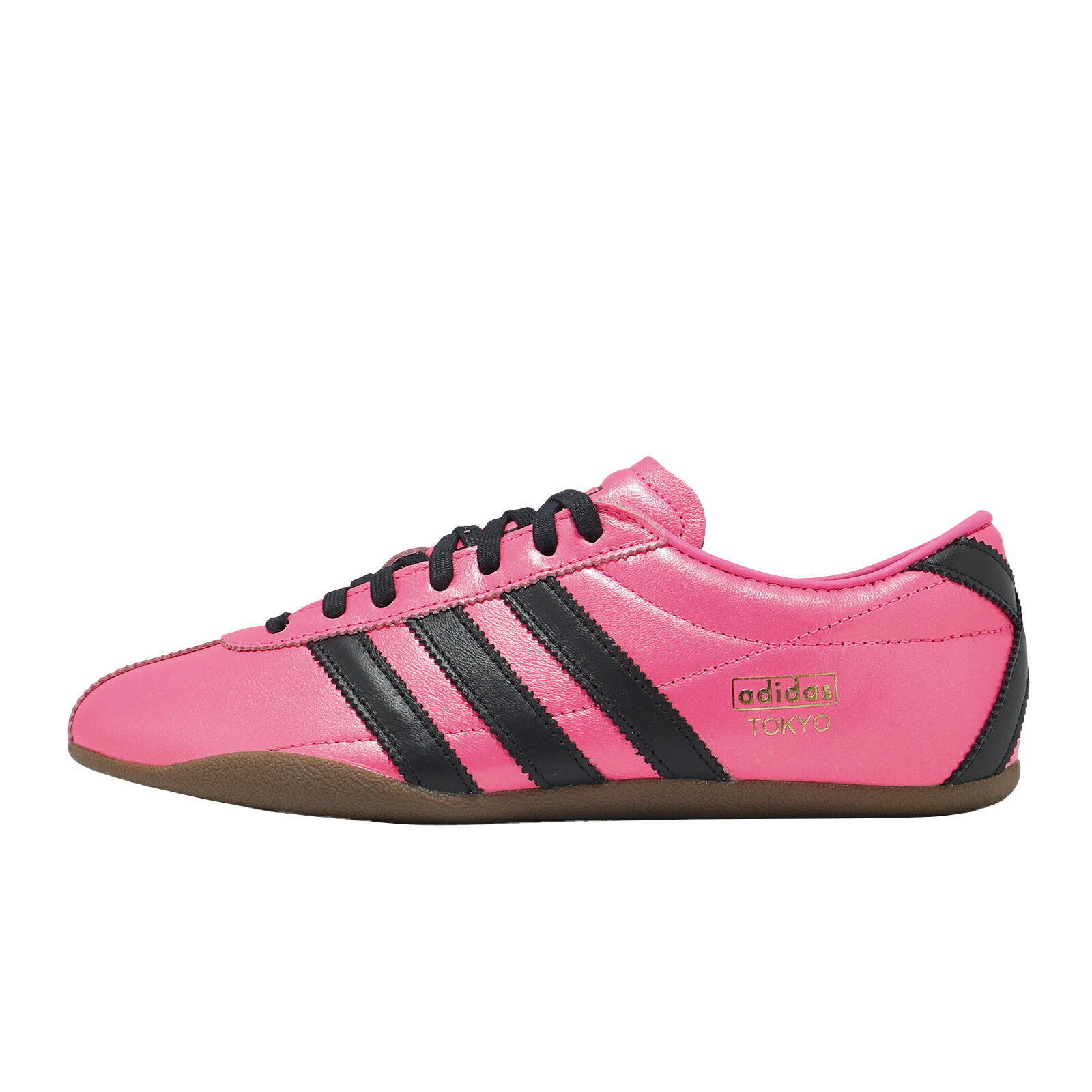 adidas 休閒鞋 Tokyo Decon W 女鞋 粉紅 黑 復古 皮革 膠底 愛迪達 JQ3025