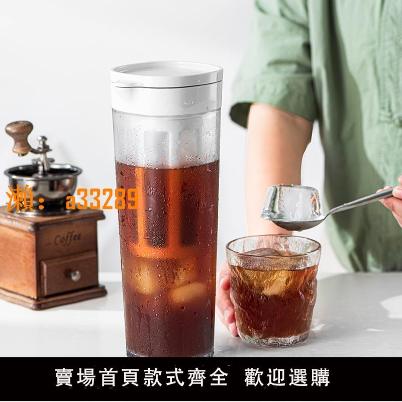 【保固兩年】asvel 冷萃咖啡壺冷水壺冷泡茶耐高溫密封水杯子冰箱塑膠家用茶壺