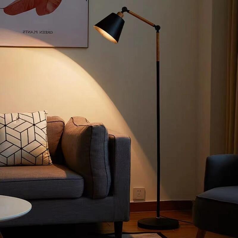 新款立燈 落地燈現代簡約LED護眼釣魚燈遙控創意北歐客廳臥室書房立式檯燈T