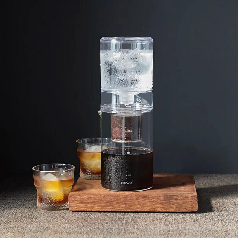 【Driver】NEW 設計款冰滴壺｜600ml ｜透明 2