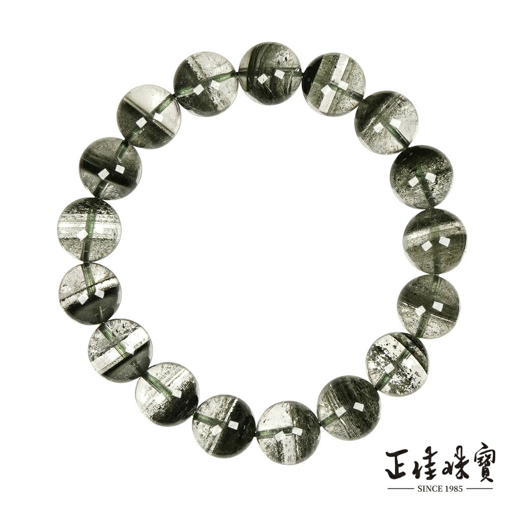 【正佳珠寶】綠幽靈 超頂級千層滿天星 12.3-12.7mm 綠幽靈手珠