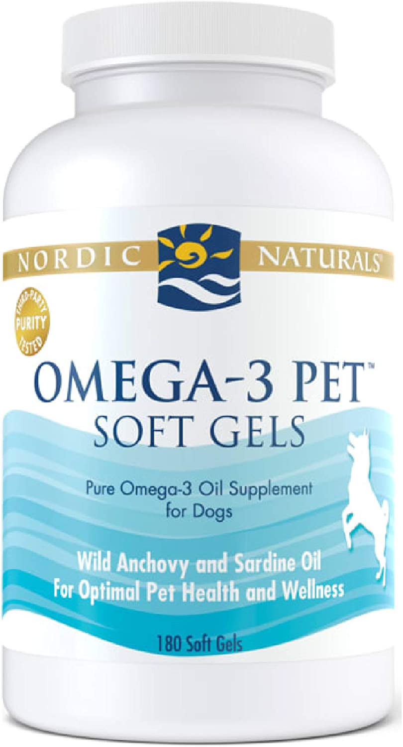 Nordic Nationals 狗狗 Omega-3 魚油 Nordic Naturals Omega-3 Pet, Unflavored - 180 Soft Gels｜618年中慶全館優惠中!!下單享9%點數回饋