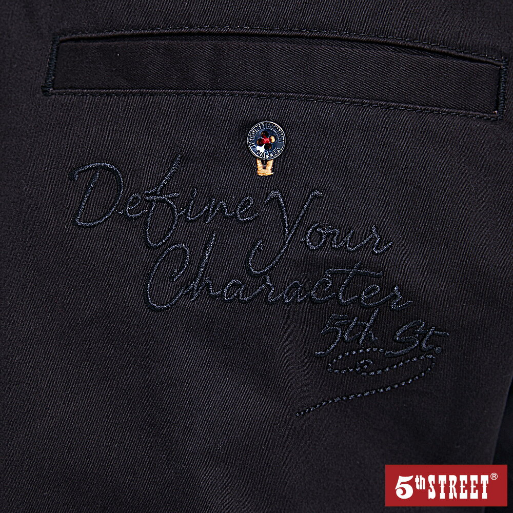 男裝 時尚休閒短褲-黑色 (920108) 【5th STREET】【APP下單享4%回饋】 ★人氣爆款 聖誕禮物券 最高折700 4