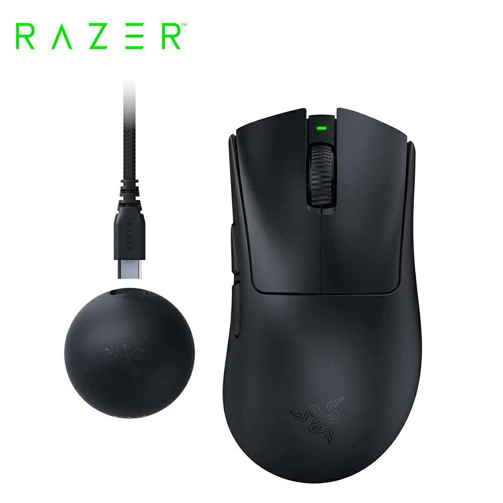 【Razer 雷蛇】DEATHADDER V4 PRO 煉獄奎蛇 無線滑鼠｜黑色【三井3C】
