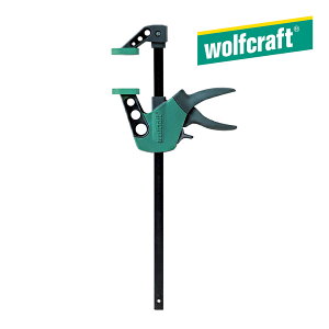 【Wolfcraft】槍型快速固定夾 -300mm 3021000