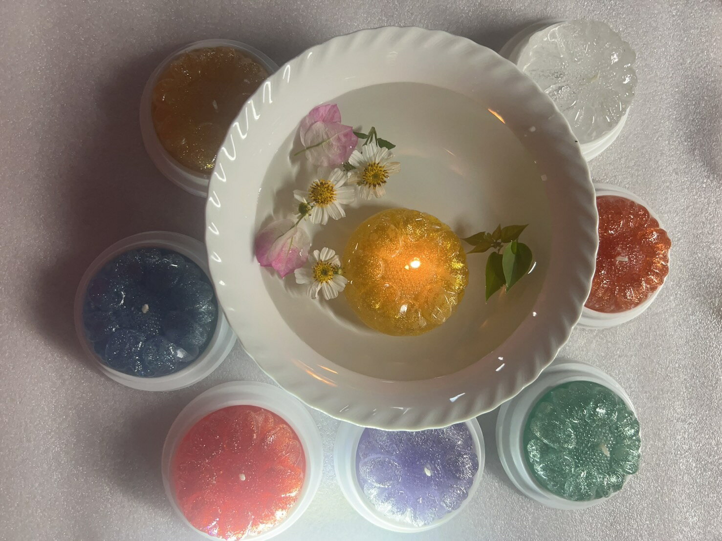 浮水水晶蠟燭(添加銀離子)~多種造型 8