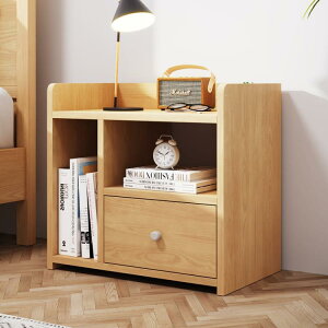 床頭櫃 簡約現代臥室置物架北歐床頭櫃子簡易小型儲物收納櫃經濟型 三木優選