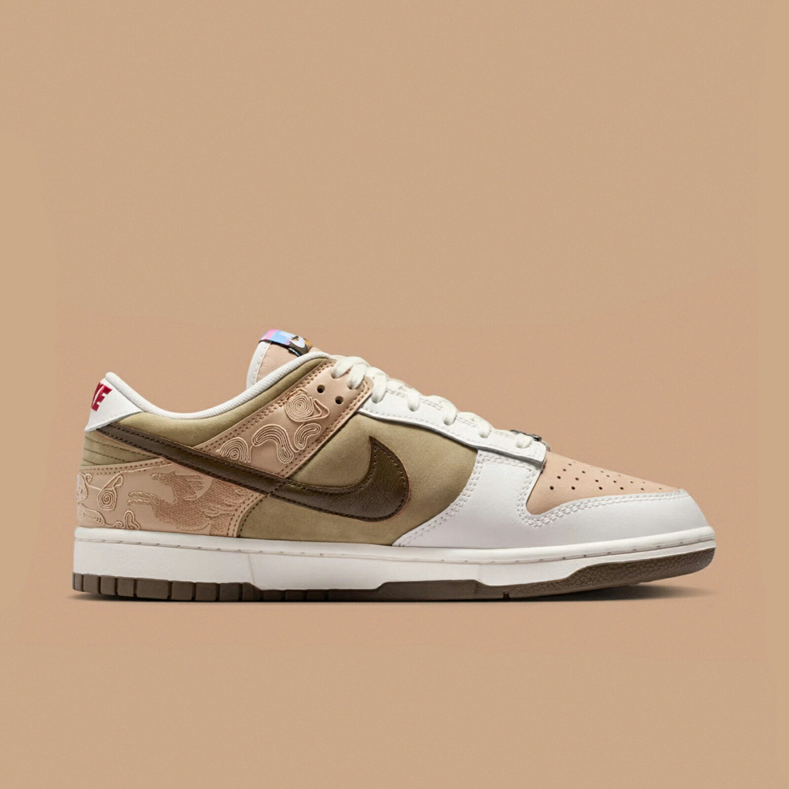 Nike 休閒鞋 Dunk Low 男鞋 新年限定款 馬年 棕 奶茶色 CNY IQ1118-220