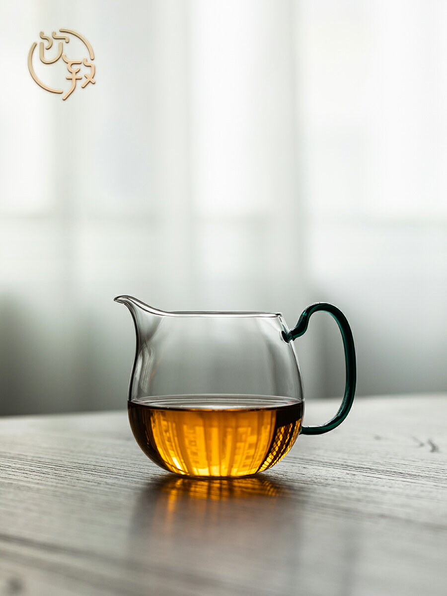 茶杯 透明玻璃高級公道杯功夫茶具專用分茶器加厚耐熱分茶杯公杯 中秋免運