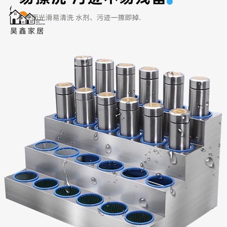 免運 點心架 收納架 臺式不銹鋼茶杯架車間員工飲料架辦公室水杯歸納架幼兒園水杯架工廠現貨 可開發票 全館折扣 店長優選 售後保障 h533