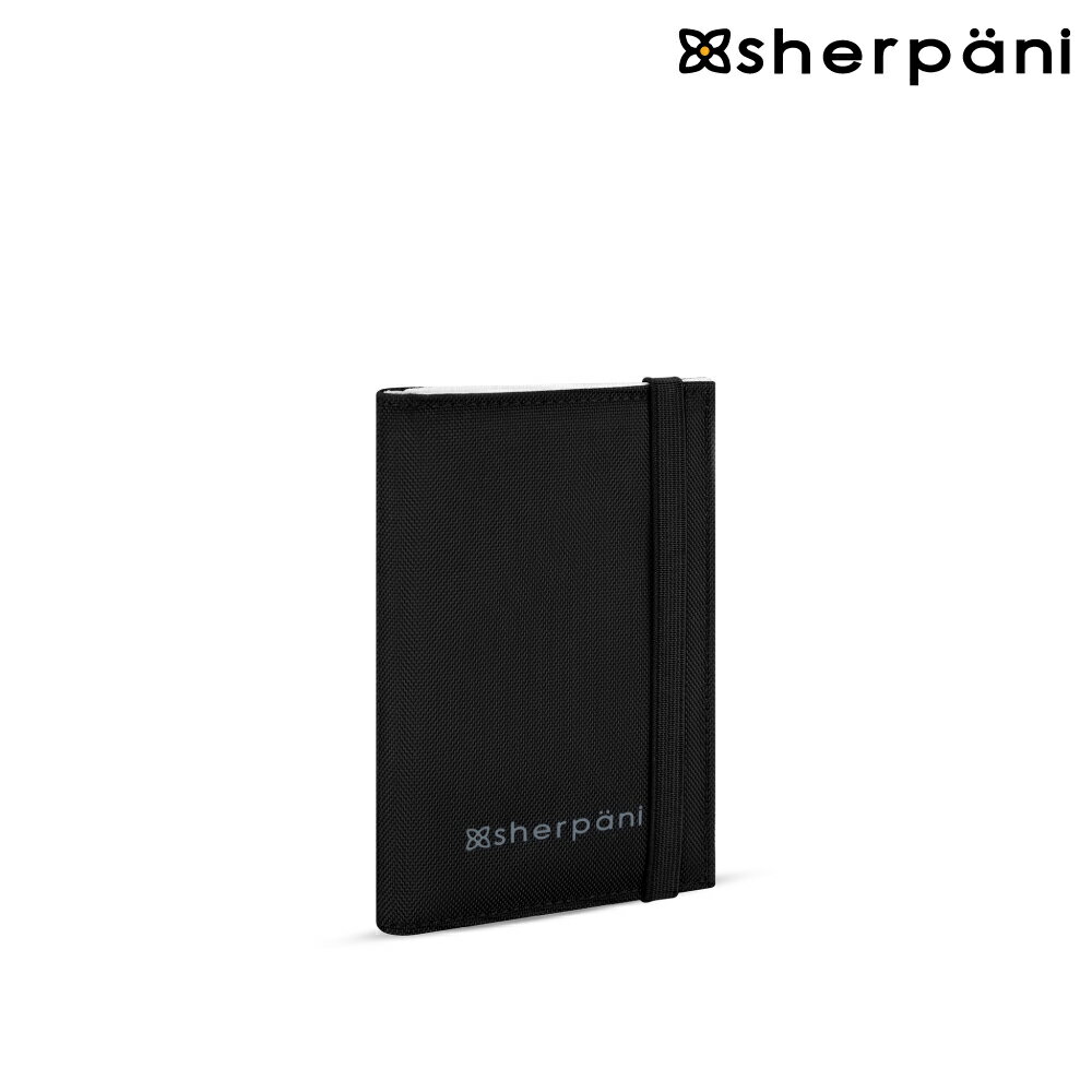 Sherpani 防盜多功能護照夾 Vienna AT｜黑色Carbon
