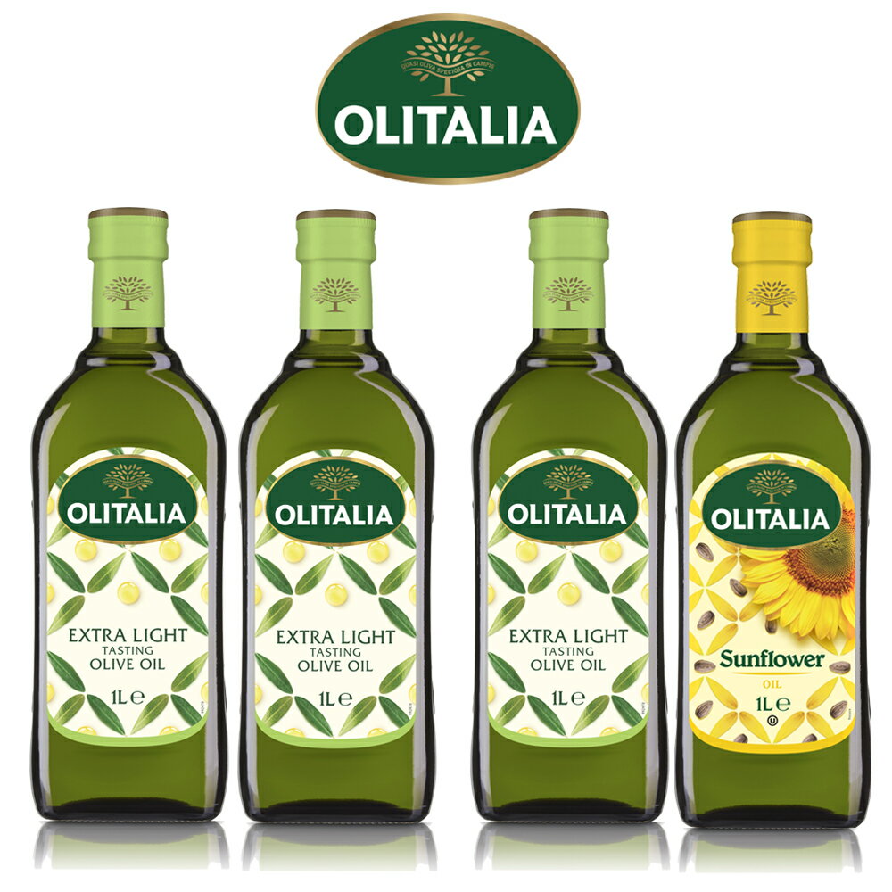 老爹特惠 奧利塔olitalia 1000ml精緻橄欖油3瓶 葵花油1瓶 4瓶禮盒組 快樂老爹 Rakuten樂天市場