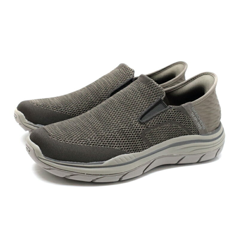SKECHERS Slip-ins 休閒鞋 懶人鞋 男鞋 卡其棕 205196OLBR no885