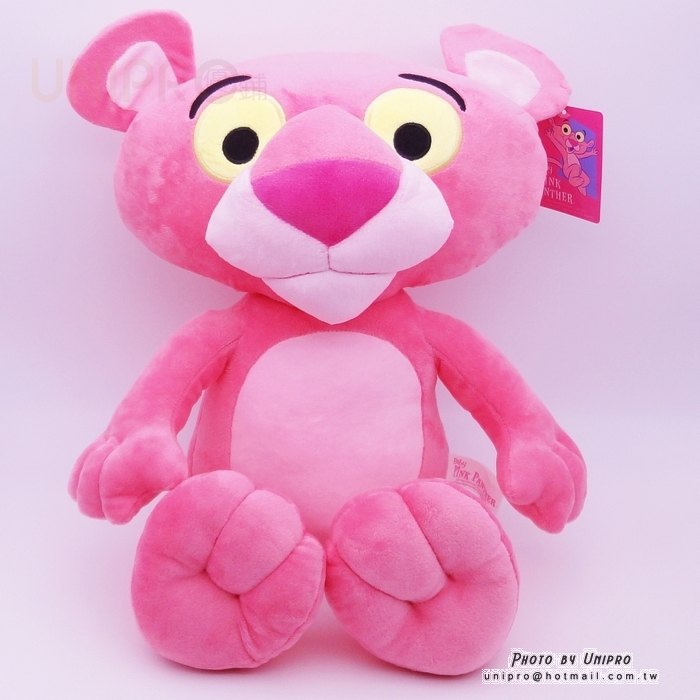 【UNIPRO】孩子氣 頑皮豹 Q版 粉紅豹 Baby Pink Panther 70公分 絨毛玩偶 娃娃 正版授權