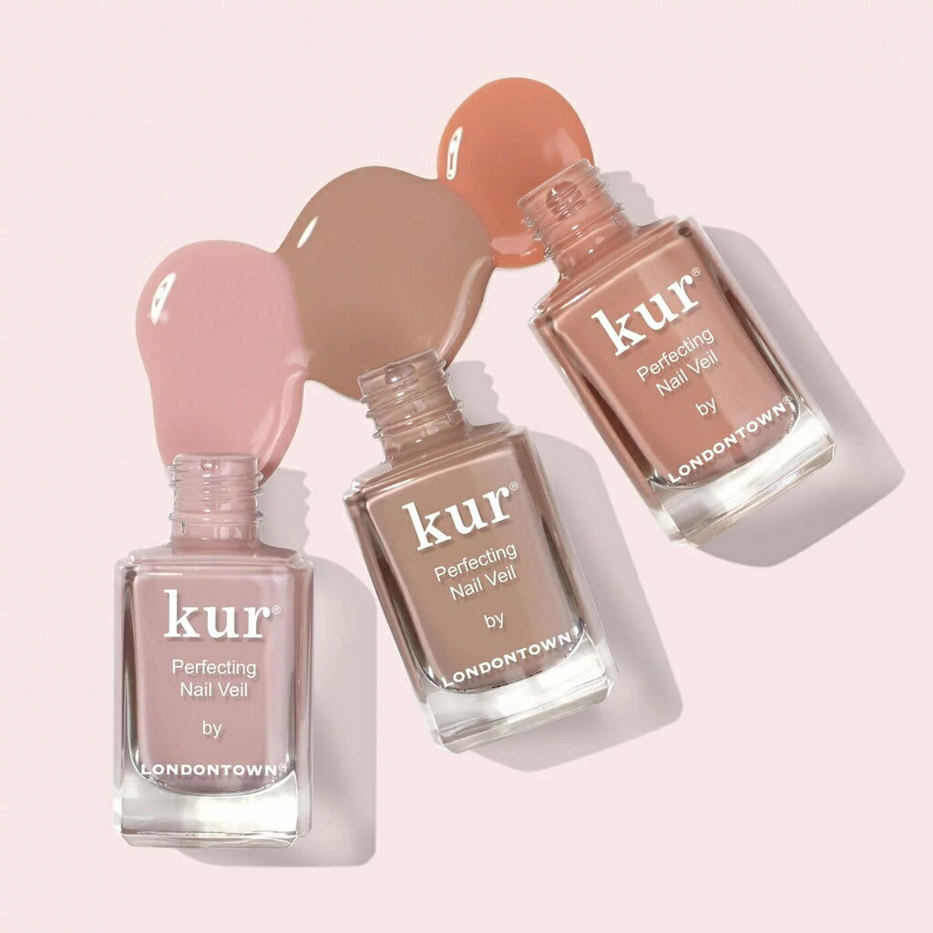 LONDONTOWN kur 奢華保養-完美裸甲油 (共三色）