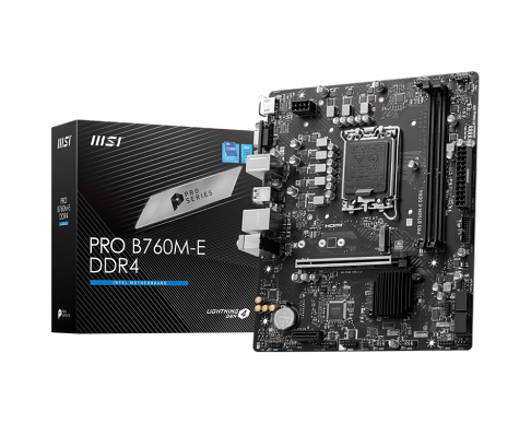 MSI 微星 PRO B760M-E DDR4 MATX 1700腳位 主機板 0