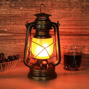 充電酒吧臺燈創意復古氛圍燈裝飾桌燈戶外老式煤油燈馬燈劇本殺燈
