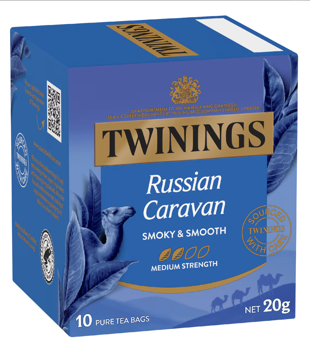 Twinings 唐寧 Russian Caravan 俄羅斯商隊茶 10包/盒 獨立茶包 盒裝紅茶 英式下午茶