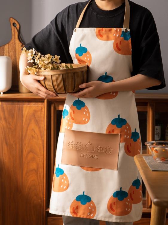 防水圍裙女家用廚房2021新款網紅夏季夏天薄款做飯的防油圍腰罩衣「限時特惠」