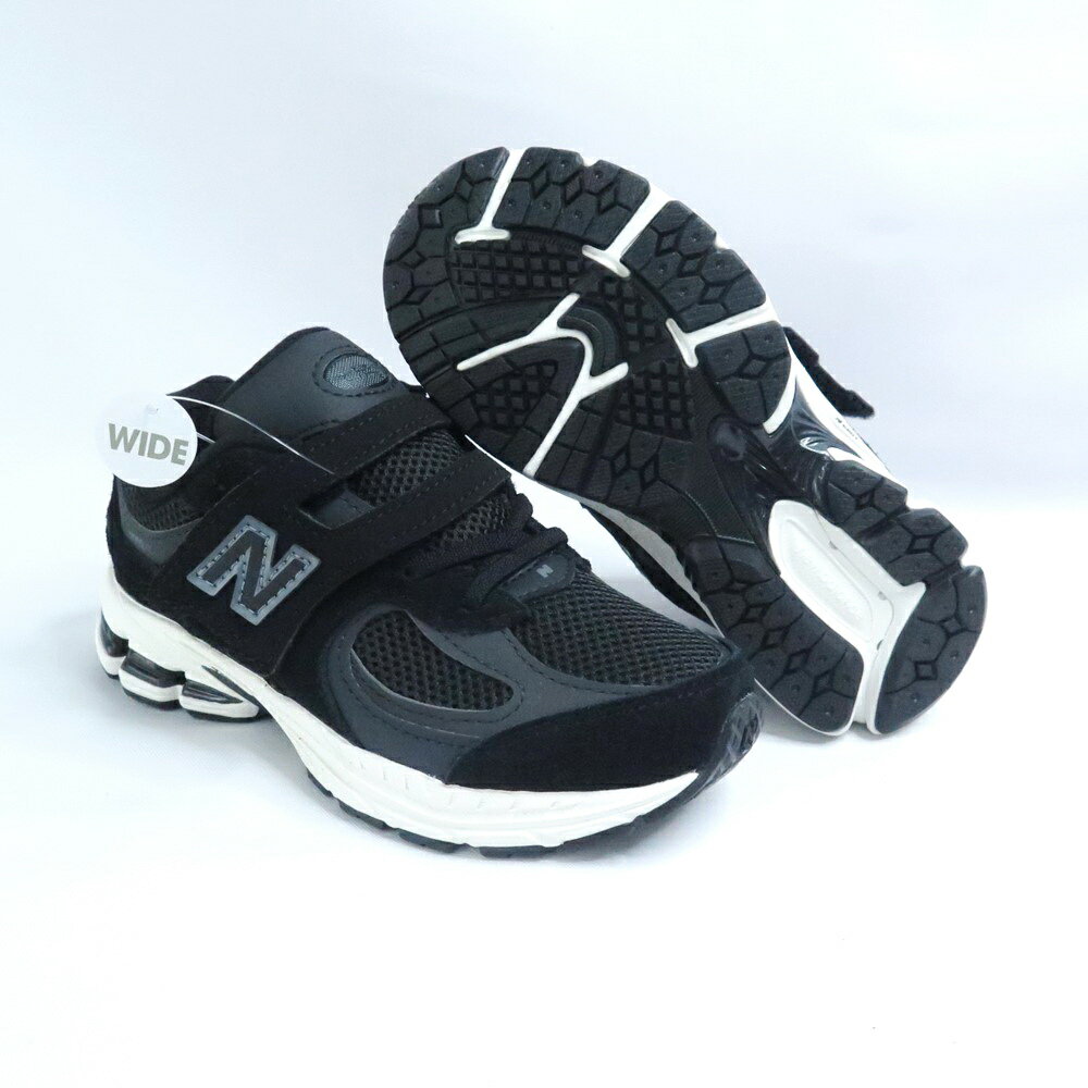 New Balance 2002 Hook & Loop 中童休閒鞋寬楦PV2002BK 黑【iSport愛