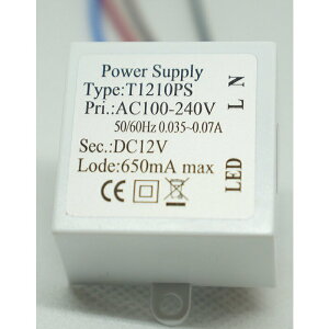 BLP T1210PS 0.65A 12V 110-220V IP67 防水 LED 變壓器