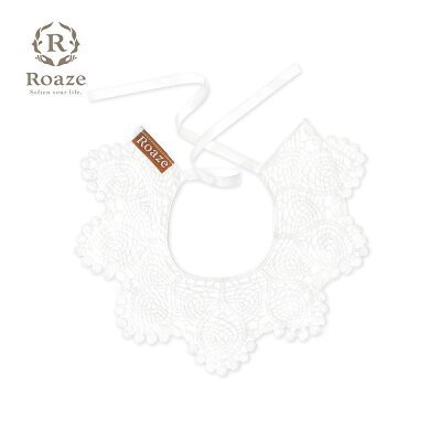 【Roaze】柔仕典雅圍兜 花朵刺繡