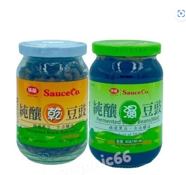 味榮 純釀 濕豆豉400g/純釀 乾豆豉200g