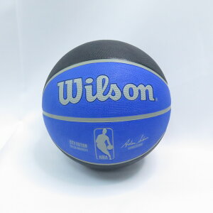 Wilson WZ4024207XB7 NBA 城市系列 橡膠 7號籃球 獨行俠隊 藍黑【iSport愛運動】