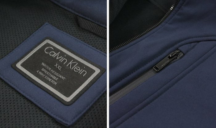 Calvin klein water resistant breathable 4 store way stretch