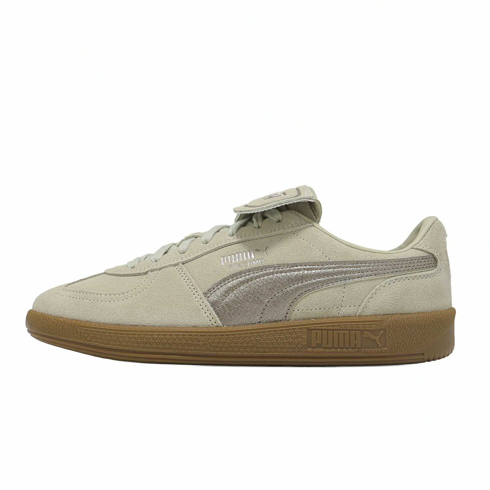Puma 休閒鞋 Palermo Premium Metallic 男鞋 女鞋 棕 卡其 麂皮 復古 德訓鞋 404021-01