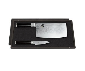 【領券滿額折100】日本製 KAI - 旬 Shun 「Classic」 兩件刀具套裝 (中式菜刀)-(DMS500)-超取免運