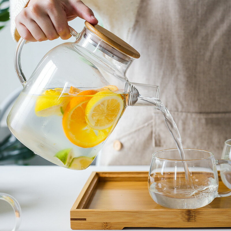 水果茶壺套裝加熱玻璃煮茶器花果下午茶茶具煮水果家用花茶杯套裝