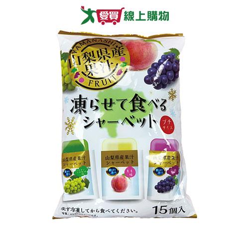 MAMA-三種水果味雪酪果凍條300G【愛買】