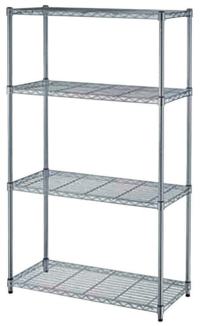 台灣製造 特選重型(單層150Kg)四層鍍鉻架 90x45x180cm