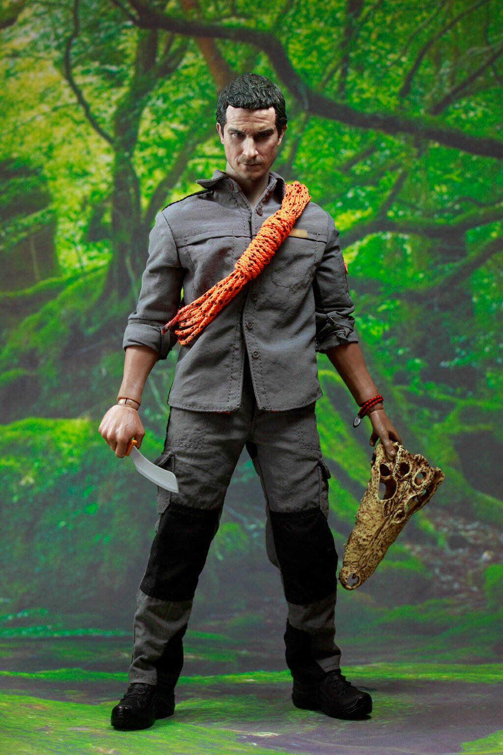 【可打統編 超低價】POPTOYS EX001食物鏈荒野求生者叢林版貝爾貝爺戶外砍刀 1/6比例 2