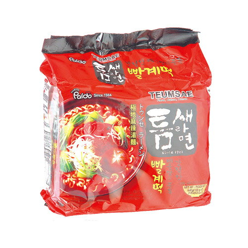 韓國PALDO極地麻辣湯麵120g*5包【愛買】