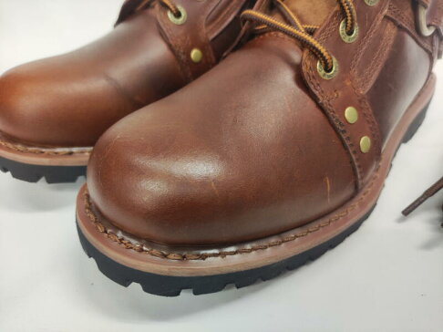 ORIS 戰鬥靴 皮鞋 休閒皮鞋 真皮皮鞋 尺寸41~44 抗滑 耐磨 棕 S8926A08【大自在運動休閒精品店】 2