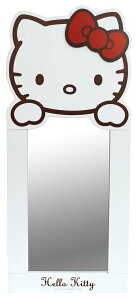 【震撼精品百貨】Hello Kitty 凱蒂貓 造型直立鏡 白【共1款】 震撼日式精品百貨