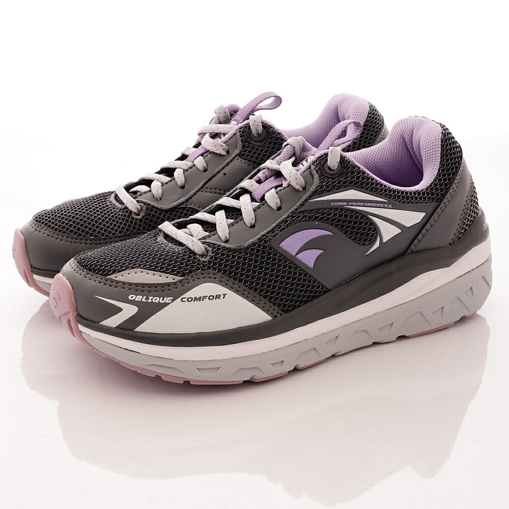 Walking-頂級專業健走機能鞋-OC104灰紫(女)