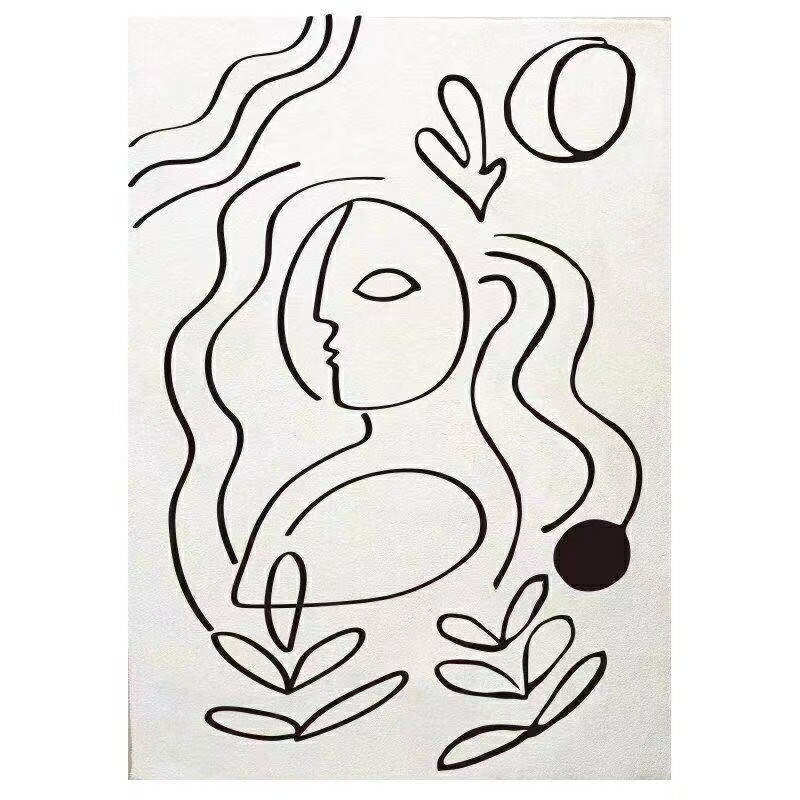 宜家►畢卡索-藝術家系列地毯 短毛地墊 廚房浴室客廳大門地墊 (80*120cm)