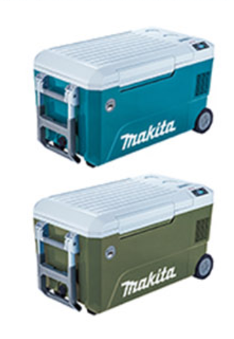 【極美品】makita 充電式保冷温庫　50L　CW002GZ Makita CW002GZ 保冷溫庫50L 大容量保冷箱保冰桶滑輪防水露營