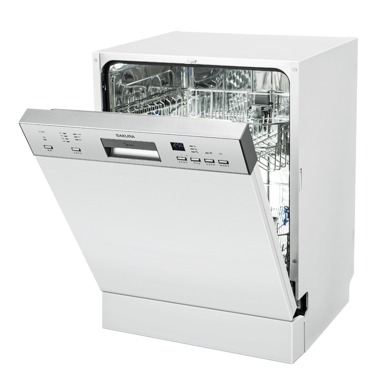 櫻花半嵌式洗碗機60cm 110V 12人份/E7682【領券滿額再折千9/30止】